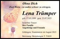 eine Anzeige